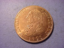 Washington Cent 1791 David Kahn Coin Dealer Medal #97053
