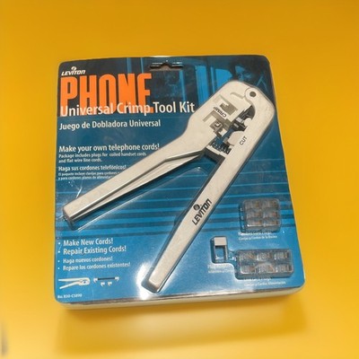  Leviton 830 C5890 Phone Crimping Kit Universal Phone Crimper Tool ~ 5 Units 