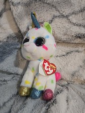 Harmonie The Multicolouredspoted Unicorn Ty Beanie Boo 6” 2018