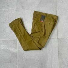 Image of VANS Authentic Chino Relaxed Fit Straight Leg Cotton Trousers Khaki W30 Mens New