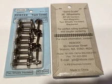 ReBoxx-4 36" HO Semi-scale wheels sets, 1.000" Axle Length, 12/ Pkg, NMRA RP-25