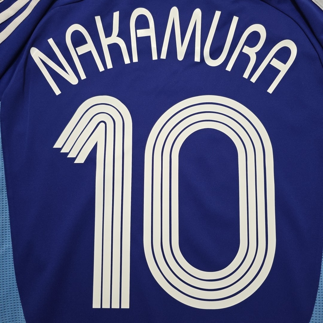 2006 Adidas Japan Home Soccer Jersey Shunsuke Nakamura Men M World