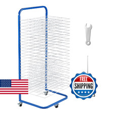 VEVOR Art Drying Rack, 25 Removable Shelves, 17 x 13 x 39.4 inch Paint Rack with