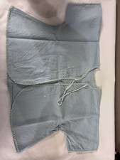 Infant Baby Jacket Blue Vintage Embroidered Edges Very Old Delicate
