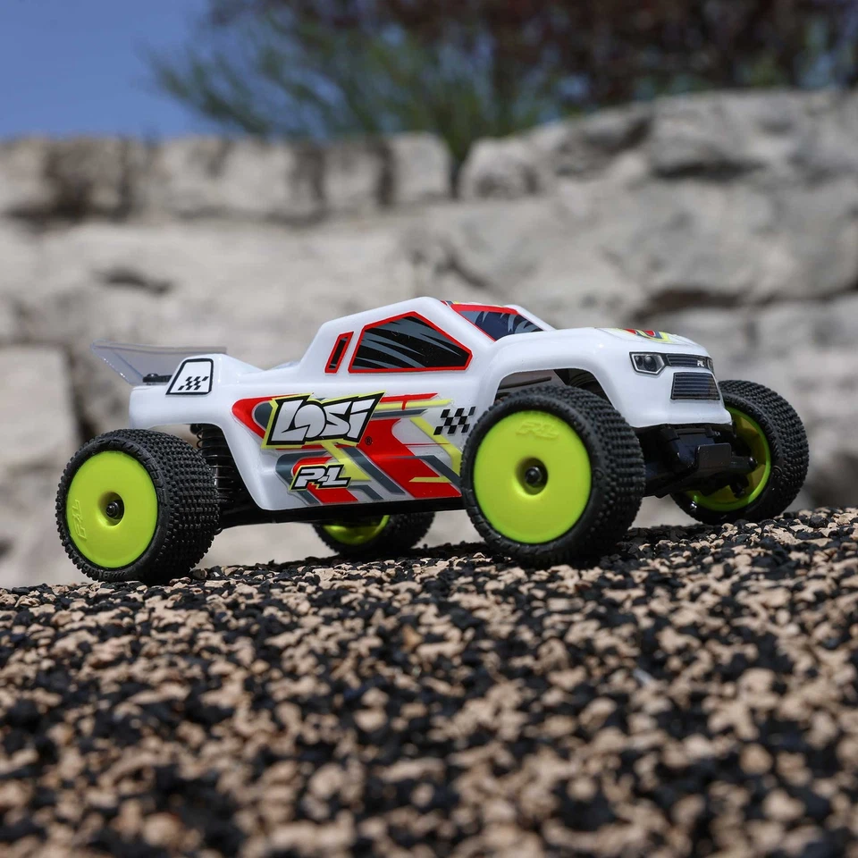 Losi Micro-T 1/28 2 ruedas motrices blanco RTR LOS-1392T1 Foto 4 de 4