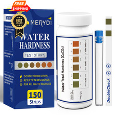 Water Hardness Test Kit,150 Strips-Double Color Pads,Hard Kit for...