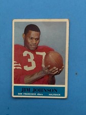 1964 PHILADELPHIA #161 JIM JOHNSON SAN FRAN 49'ERS VG