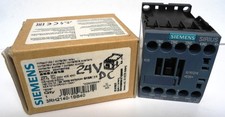 Siemens 3RH2140-1BB40 Contactor Relay, 24 VDC Coil, 4-Pole, 10 Amp,New Old Stock