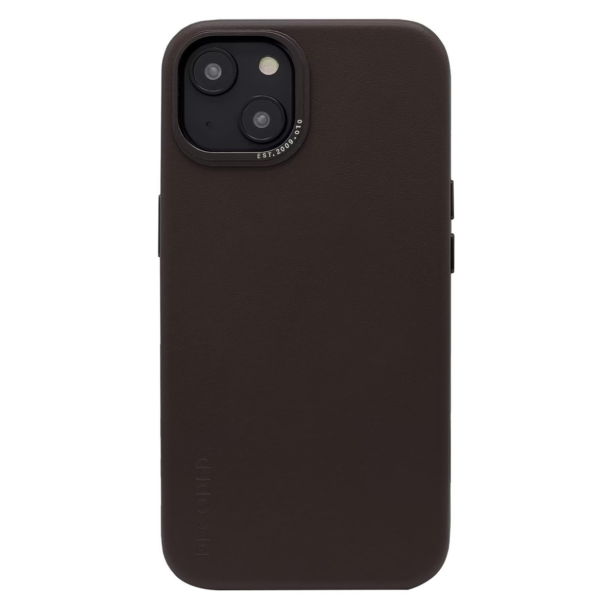 Coque en cuir véritable marron Decoded pour iPhone 14 Plus protection chic et élégante