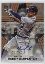 2023 Topps Series 1 Baseball Stars Gold 5/50 Kerry Carpenter #BSA-KEC Auto 00k7