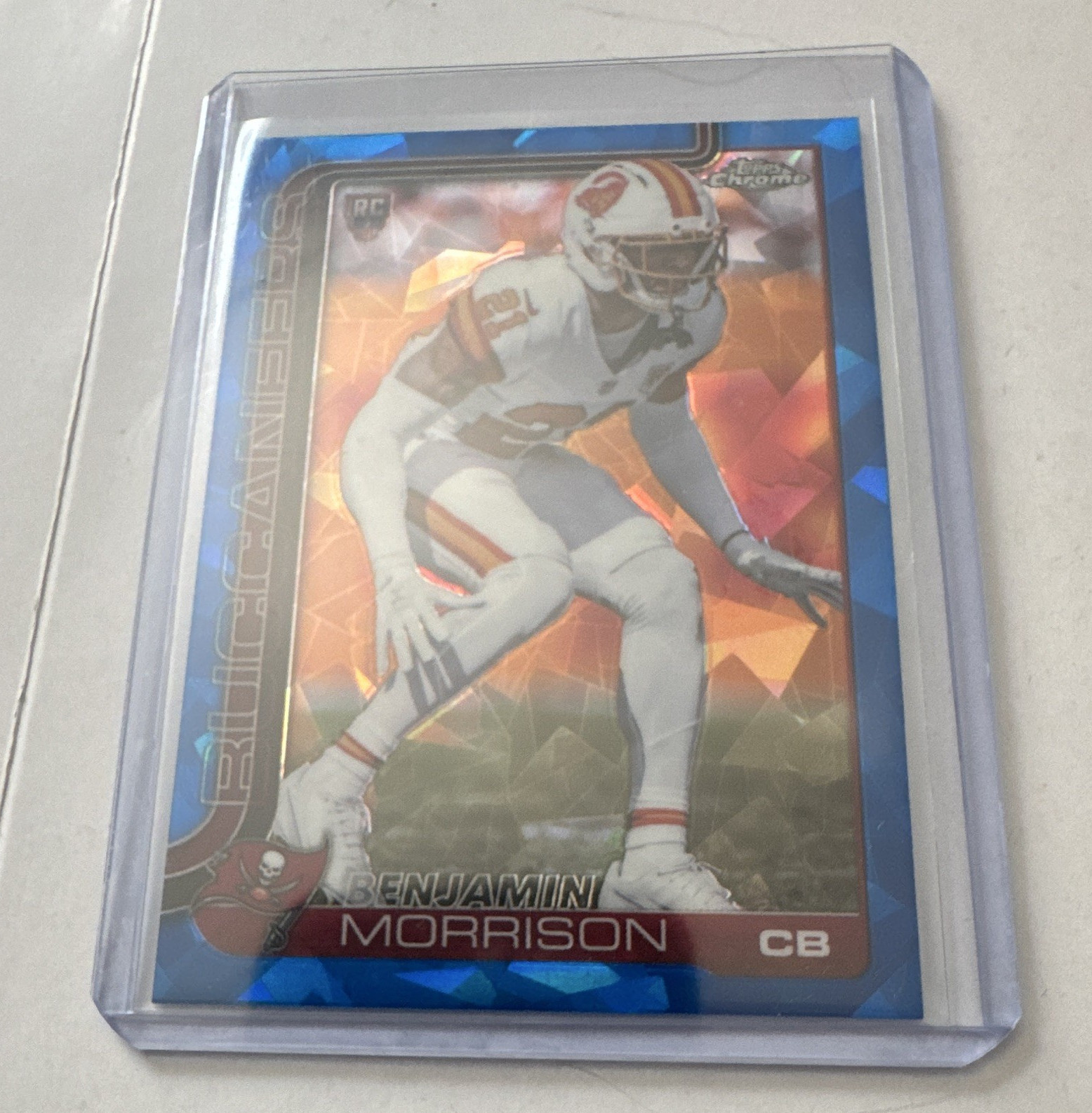 Topps Chrome Saphire Benjamin Morrison RC #355 Tampa Bay Buccaneers