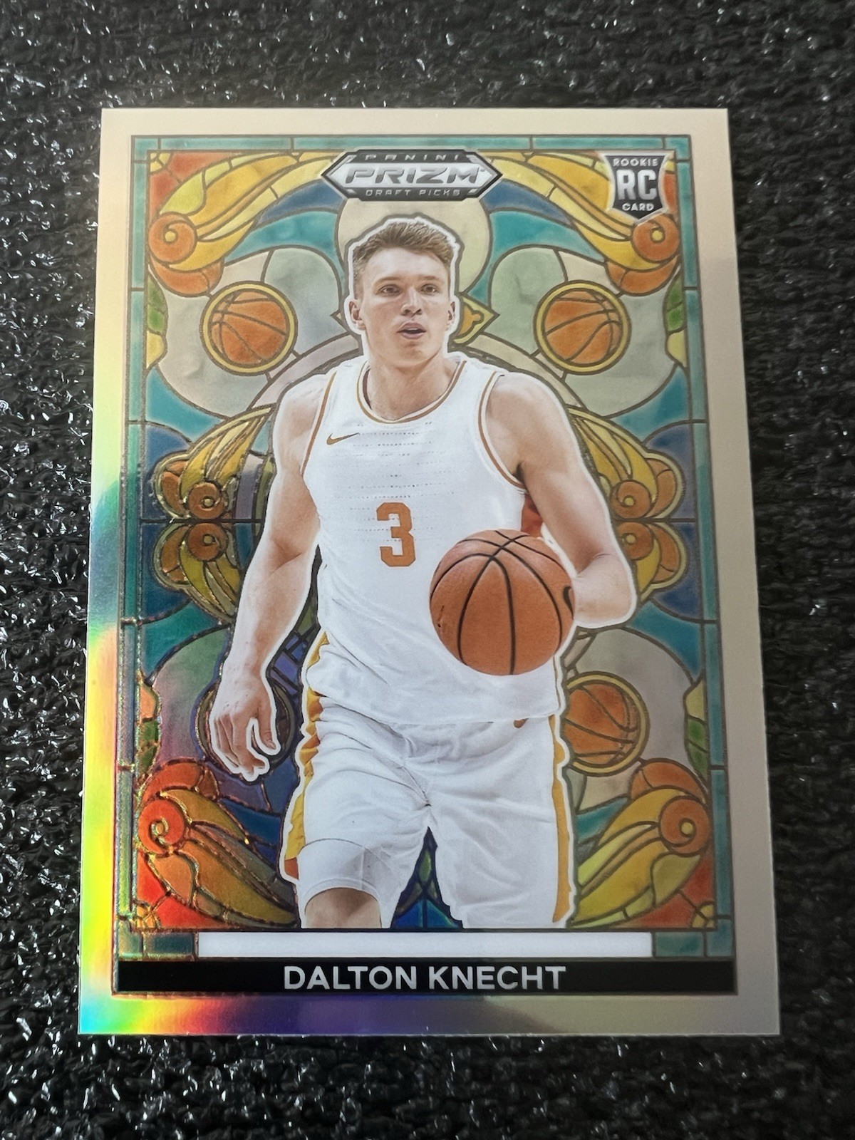 2024 Panini Prizm Draft Picks #4 Dalton Knecht Stained Glass Silver RC Rookie SP