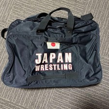 ASICS JAPAN WRESTLING Nylon Bag Navy with National Flag Logo Rare Team Item ASICS JAPAN WRESTLING Nylon Bag Navy with National Flag Logo Rare Team Item - Image 1