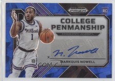 2023 Panini Prizm Draft Picks Blue Ice 64/75 Markquis Nowell #CP-MNW Auto 1pe9