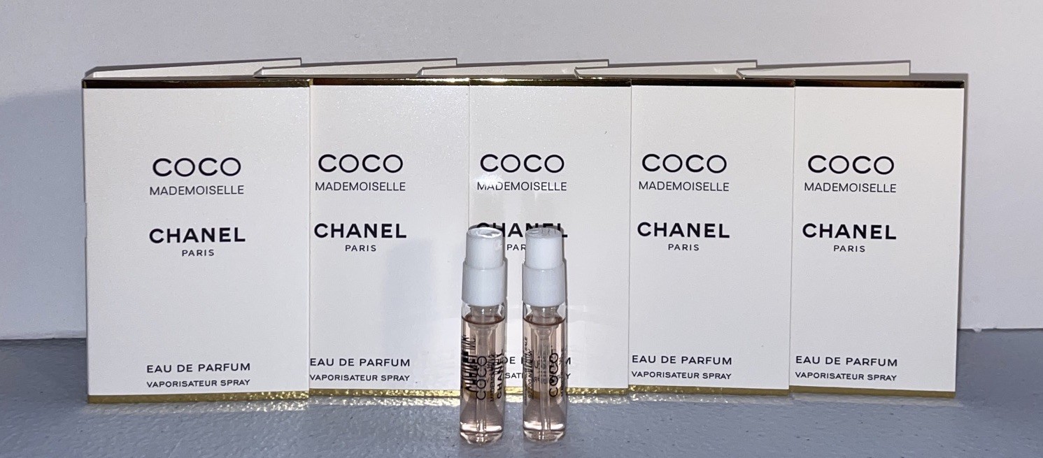 5 X Chanel Coco Mademoiselle Women Perfume 1.5ml Sample Eau de Parfum Spray Vial