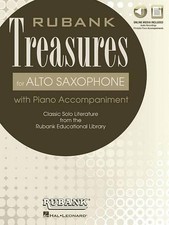 Rubank Treasures for Alto Saxophone: Book with Online Audio (stream or Download)