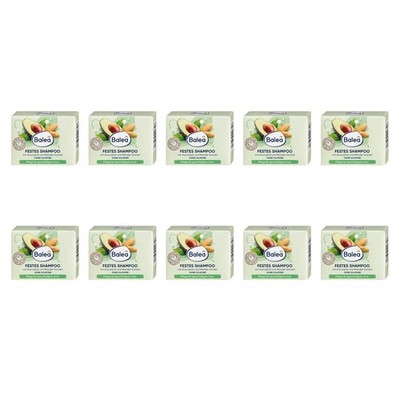 10 x 60g Balea Solid shampoo Avocado Oil & Almond Extract