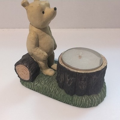 Bordüre Fine Arts Classic Winnie Puuh Sammlerstück Teelichthalter sehr guter Zustand