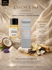 Vanilla Powder by Olfazeta Essence 143 Unisex Perfume 50ml New Sealed