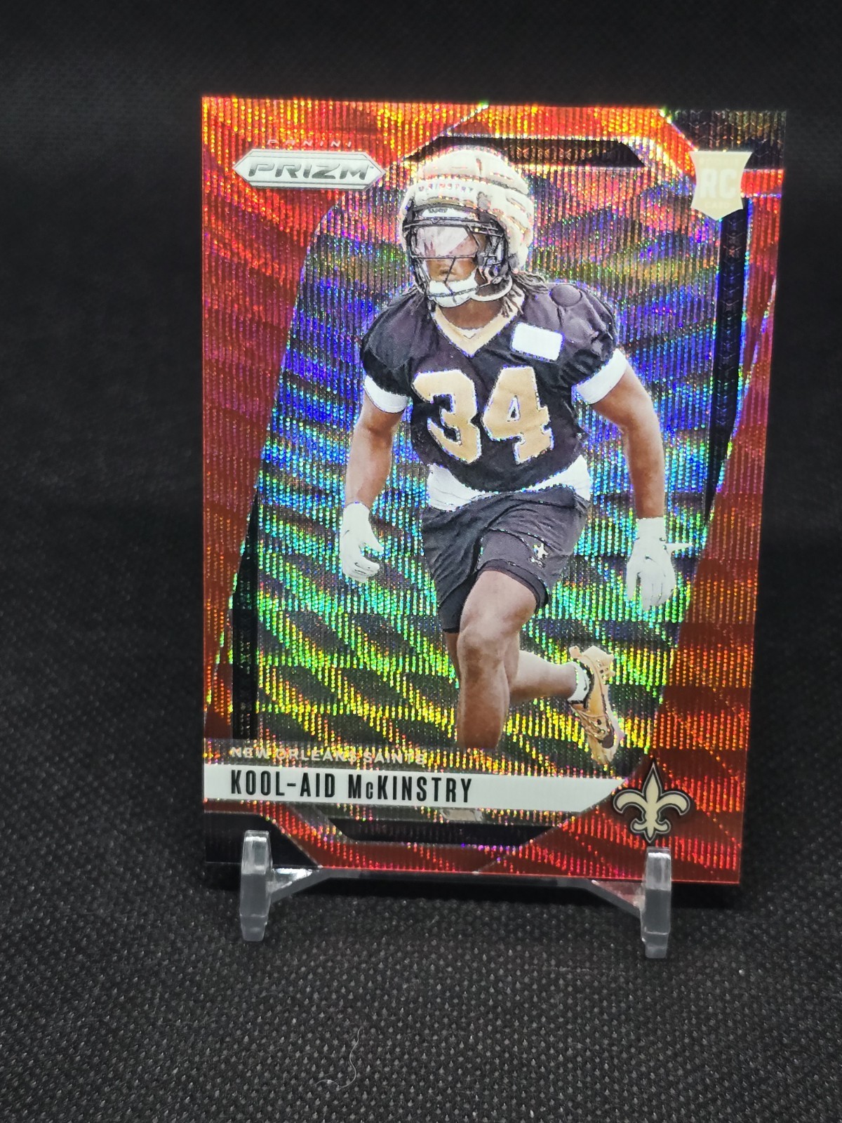 2024 Panini Prizm - Rookies Kool-Aid McKinstry #363 Red Wave Prizm /149 (RC)
