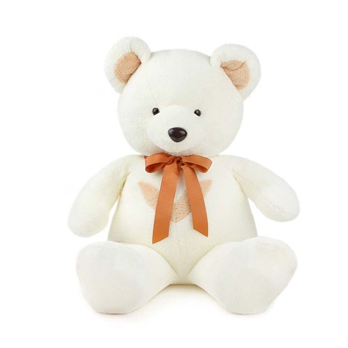 Asiatic Black bear Cream 55in Jumbo Plush Toy Stuffed Animals Doll Made in Korea - Picture 2 of 11