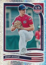 #144 BRADY BICKHAM 2024 Panini USA Stars & Stripes OPENING DAY PARALLEL RC