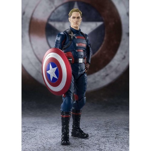 THE FALCON AND WINTER SOLDIER S.H. Figuarts Captain America John F.Walker BANDAI - Imagen 3 de 11