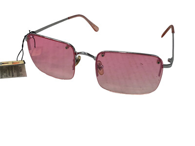 SHEN ZHOU MILANO SONNENBRILLE SILBERFASSUNG ROSA GLÄSER