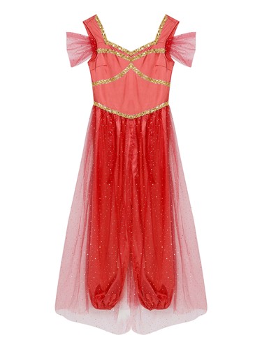 Costume cosplay donna principessa indiana araba danza del ventre tutina pagliaccetto - Foto 48 di 59