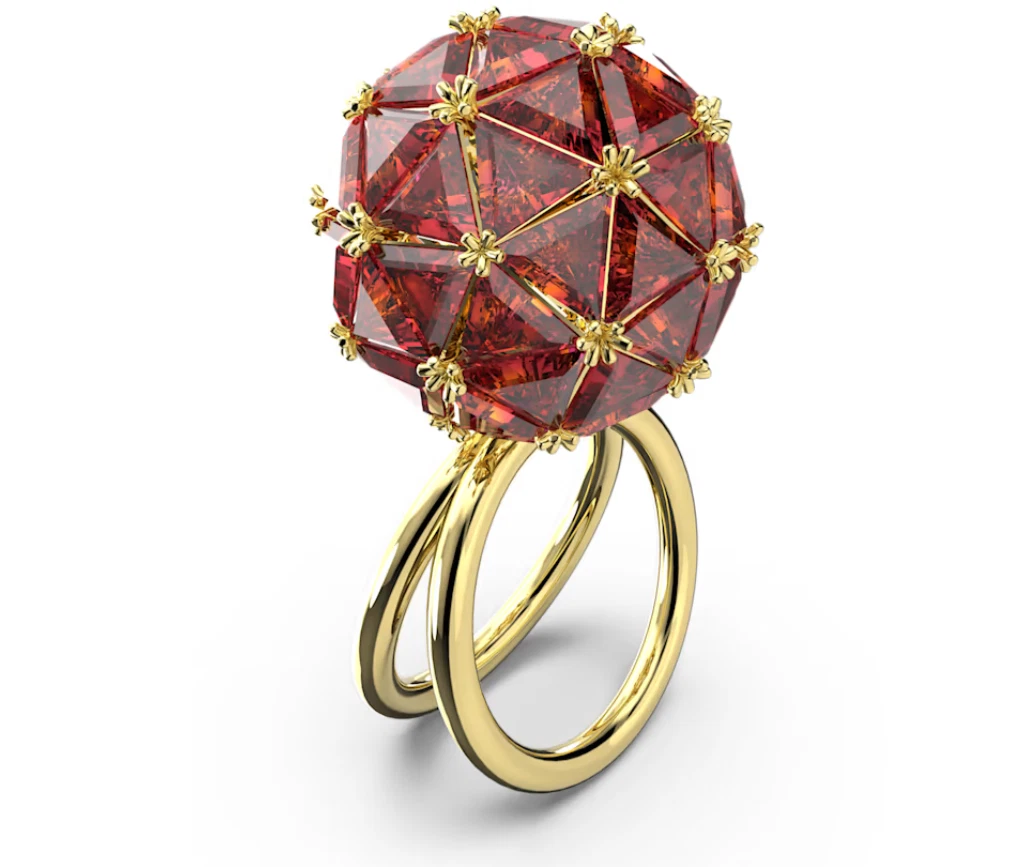 Anello swarovski rosso sale