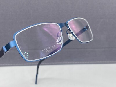 Lindberg Brille Damen Blau Eckig klein XS 9567 Titan