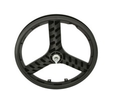 ALTA BMX 20" Front OR Rear Single Speed Freewheel Bicycle Wheels 3 Spokes Black