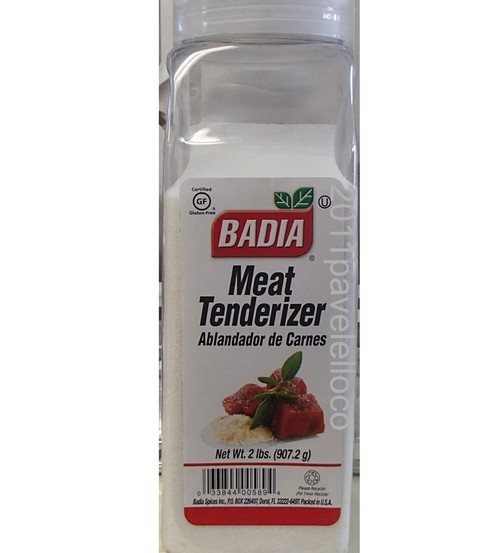 meat tenderizer ablandador de carnes 2 lb (907.2g) badia gluten fee / kosher
Opens in a new window o
