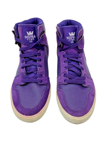 Supra Mens Athletic Shoes Purple High 