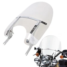 Motorcycle Detachable Windshield For Harley Touring Road King CVO FLHR 1994-2024