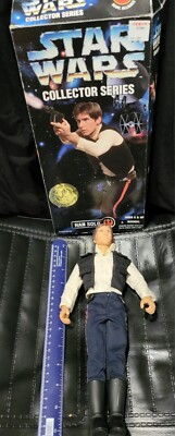1996 STAR WARS COLLECTOR SERIES 12IN HANS SOLO ACTIONFIGUR KENNER IN BOX
