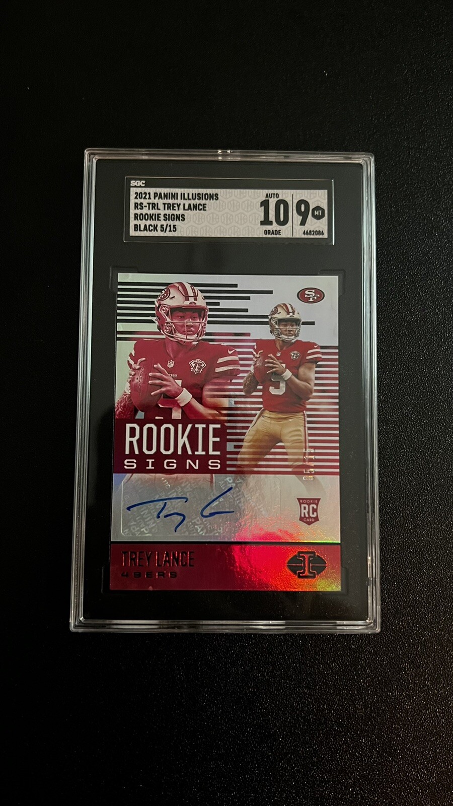 Trey Lance Panini Illusions Rookie Signs #RSTRL Base