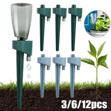 3~12X Auto Plant Waterer Self Watering Spikes Device System Slow Release Control