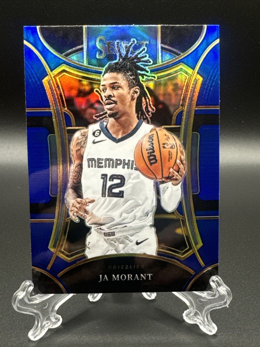 2023-24 Panini Select JA MORANT Retail Blue Silver Prizm #336