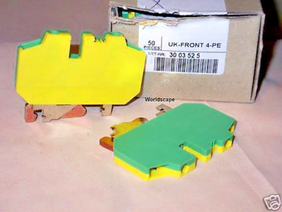 PHOENIX CONTACT 3003525 UK-FRONT 4-PE  grnd term. block