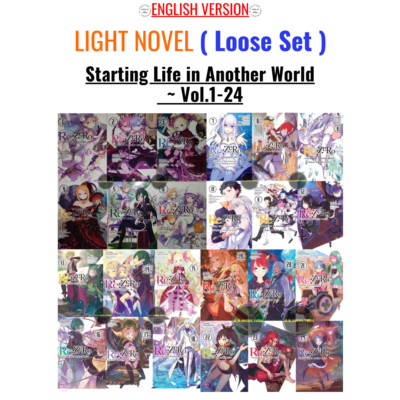 Starting Life in Another World Re: Zero Volumes 1-24 English Version (Loose Set)