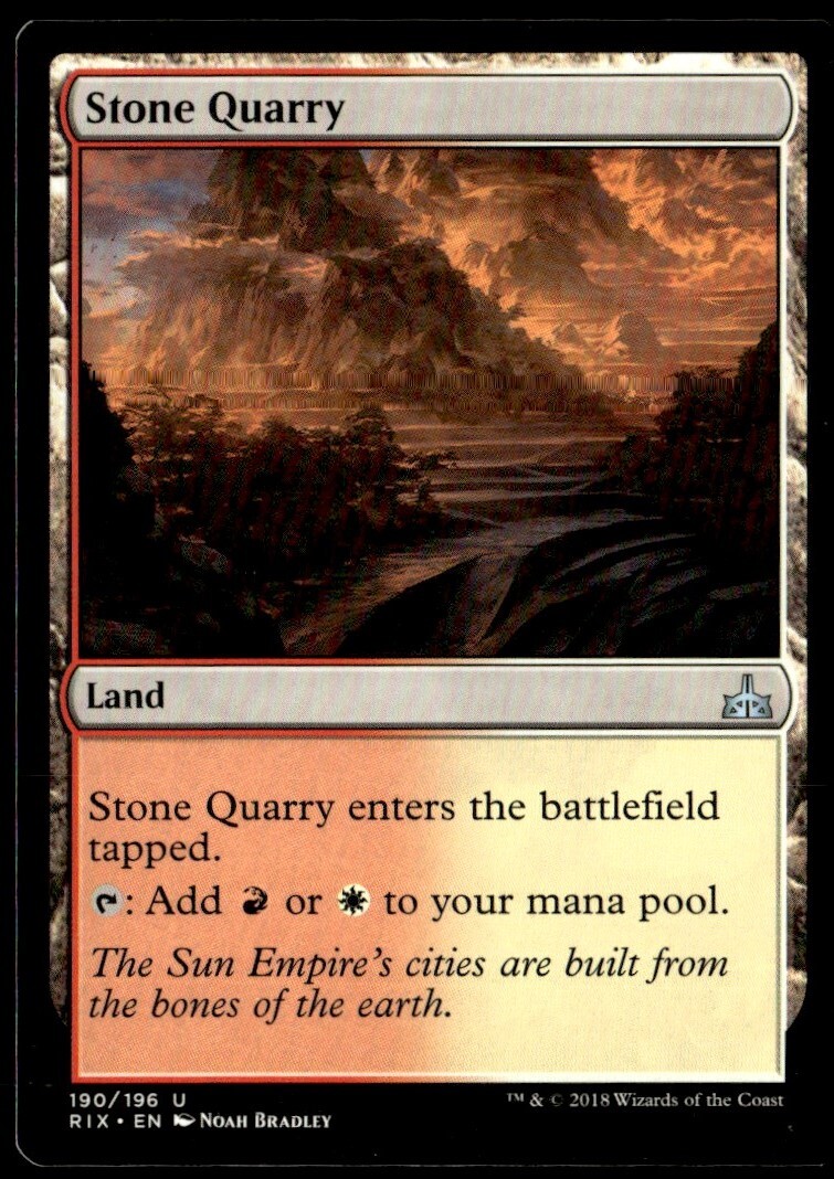2018 Rivals of Ixalan Stone Quarry Expansion/Uncommon #190