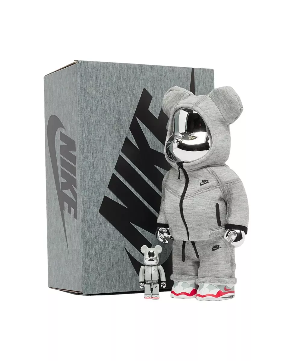 Medicom Toy Bearbrick X Nike Tech Fleece N98 Set 100% 400