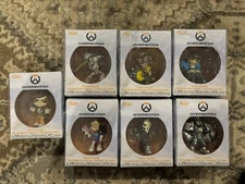 Overwatch Mini funko Pop lot X7 With Display Case NEW Factory Sealed