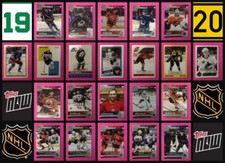 2019 Topps NOW NHL Hockey Sticker Complete Set of 217 (PRun: 277) Jack Hughes
