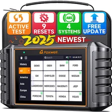 Foxwell NT716 OBD2 Diagnostic Scanner Active Test ABS SRS Engine Transmission