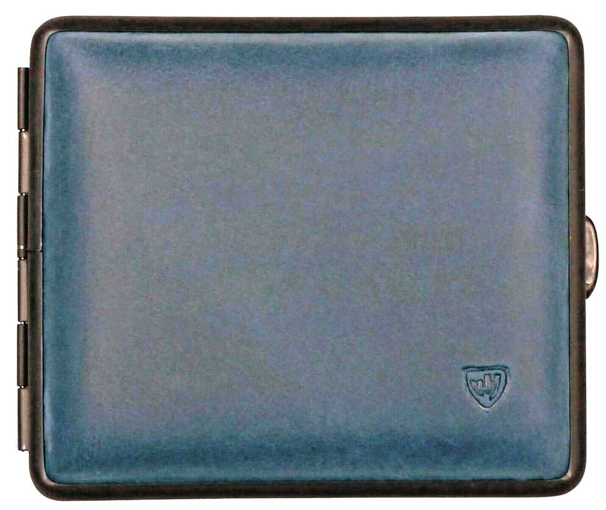 VOM HOFE 18 King Size Cigarette Case Metal/Rubber Band / 2seitig/18 Models