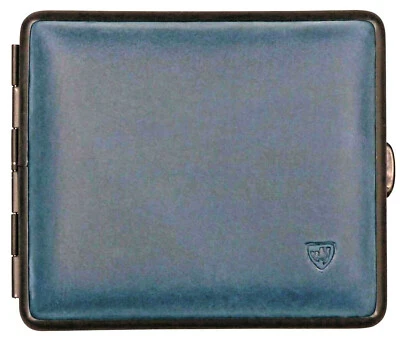 VOM HOFE 18 King Size Cigarette Case Metal/Rubber Band / 2seitig/18 Models - Image 1 of 4
