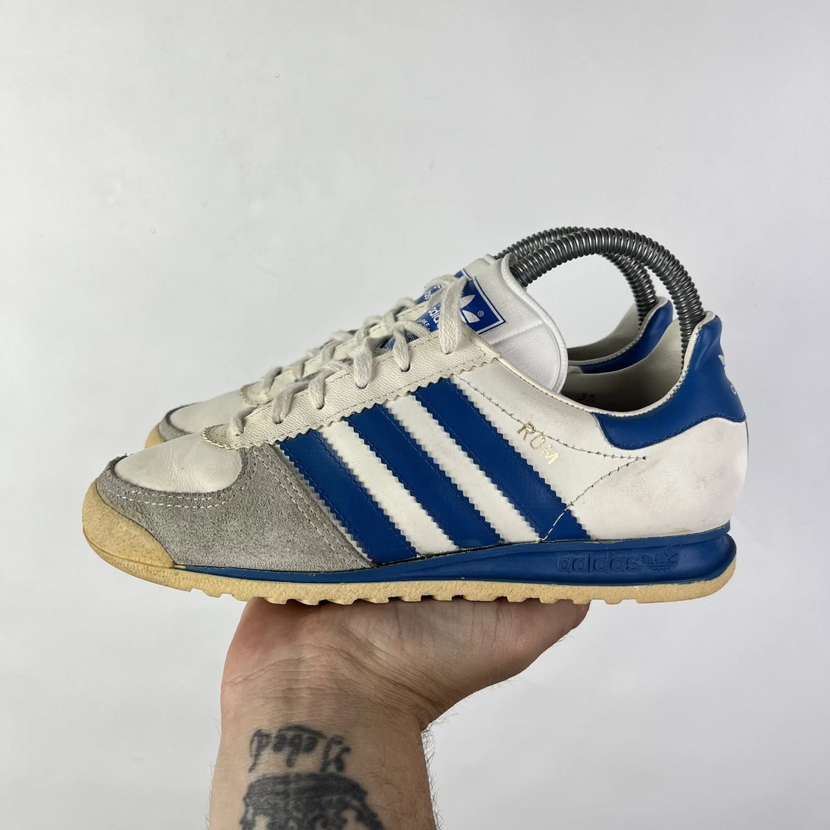 Adidas cuir cheap blanche