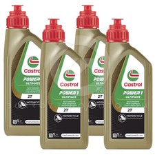 4L OLIO CASTROL POWER 1 ULTIMATE 2T POWER 1 RACING 100% SINTETICO MOTO SCOOTER